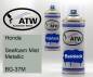 Preview: Honda, Seafoam Mist Metallic, BG-37M: 400ml Sprühdose + 400ml Klarlack - Set, von ATW Autoteile West.